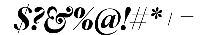 IvyOra Display Bold Italic Font OTHER CHARS