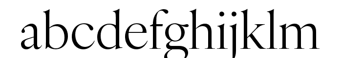 IvyOra Display Regular Font LOWERCASE