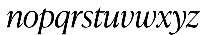 IvyPresto Headline Light Italic Font LOWERCASE