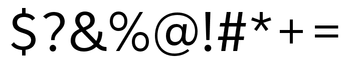 IvyStyle Sans Regular Font OTHER CHARS