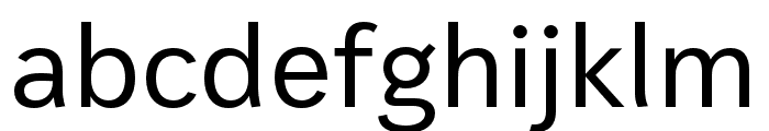 IvyStyle Sans Regular Font LOWERCASE