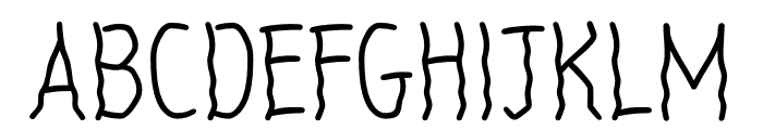 JTTGattaeeonangirinOTF Regular Font UPPERCASE