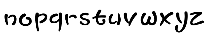 JTTUyugeopumOTF Regular Font LOWERCASE