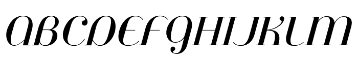 Jeanne Moderno OT Italic Font UPPERCASE