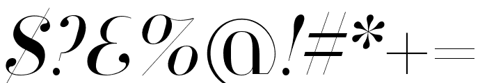 Jeanne Moderno OT TitlingItalic Font OTHER CHARS