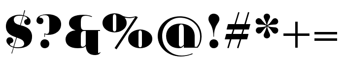 Jeanne Moderno OT Ultra Font OTHER CHARS