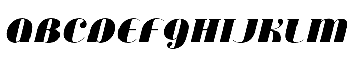Jeanne Moderno OT UltraItalic Font UPPERCASE