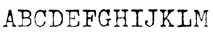 JohnDoe Regular Font UPPERCASE