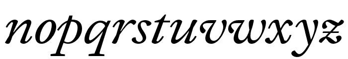 Joly Text Regular Italic Font LOWERCASE