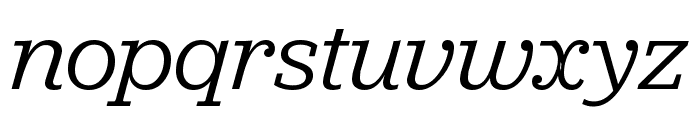 Jubilat Book Italic Font LOWERCASE