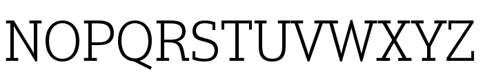 Justus Pro Light Font UPPERCASE