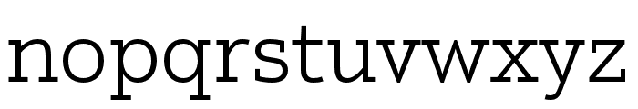 Justus Pro Light Font LOWERCASE