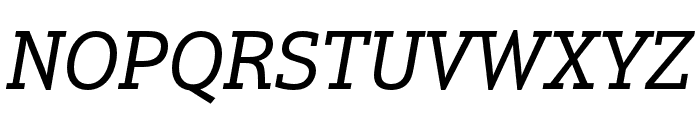 Justus Pro Regular Italic Font UPPERCASE