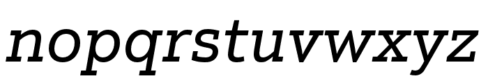 Justus Pro Regular Italic Font LOWERCASE