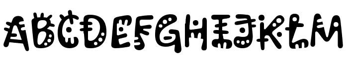 Kablammo Variable Regular Font UPPERCASE