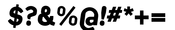Kade Bold Italic Font OTHER CHARS