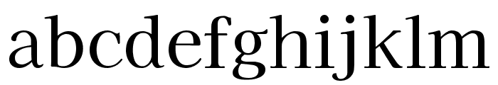 Kaisei Decol Regular Font LOWERCASE