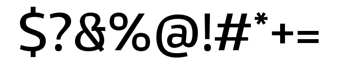 Kandin Regular Font OTHER CHARS