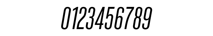 Kaneda Gothic Regular Italic Font OTHER CHARS