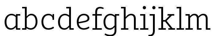 Karbid Slab Pro Light Font LOWERCASE