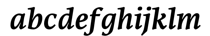 Karmina Bold Italic Font LOWERCASE