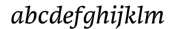 Karmina Italic Font LOWERCASE