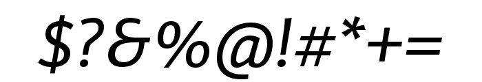 Karmina Sans Italic Font OTHER CHARS
