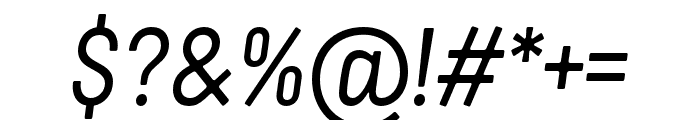 Katarine Italic Font OTHER CHARS