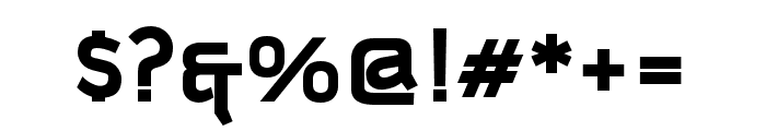 Kautiva Greek Bold Regular Font OTHER CHARS