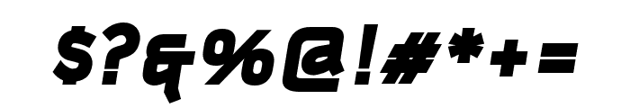 Kautiva Pro Black Italic Font OTHER CHARS