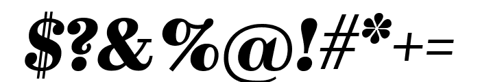 Kazimir Bold Italic Font OTHER CHARS