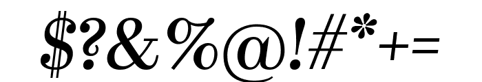 Kazimir Italic Font OTHER CHARS