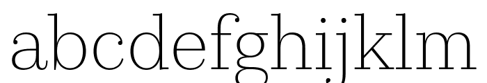 KazimirText ExtraLight Font LOWERCASE