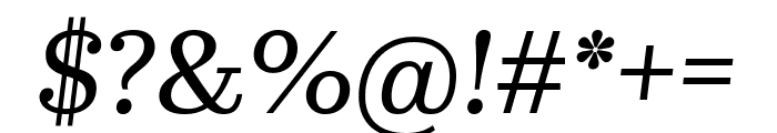 KazimirText Italic Font OTHER CHARS
