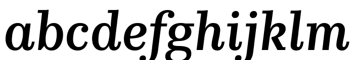 KazimirText Medium Italic Font LOWERCASE