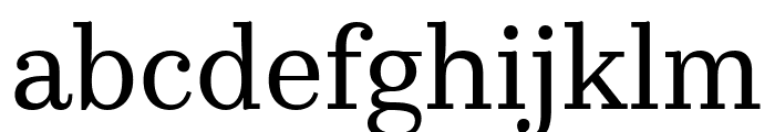 KazimirText Regular Font LOWERCASE