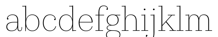 KazimirText Thin Font LOWERCASE