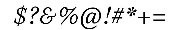 Kepler 3 VF Default Italic Font OTHER CHARS