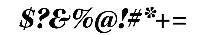 Kepler Std Bold Condensed Italic Display Font OTHER CHARS