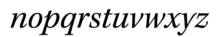 Kepler Std Condensed Italic Subhead Font LOWERCASE