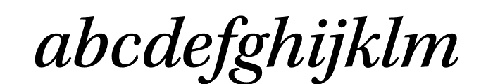 Kepler Std Medium Semicondensed Italic Font LOWERCASE