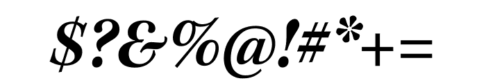 Kepler Std Semibold Condensed Italic Subhead Font OTHER CHARS