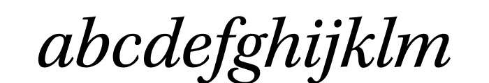 Kepler Std Semicondensed Italic Font LOWERCASE