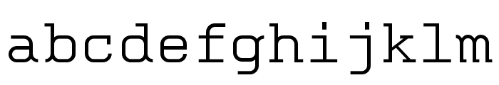 Kettler Regular Font LOWERCASE