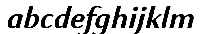 Kigelia Adlam Bold Italic Font LOWERCASE