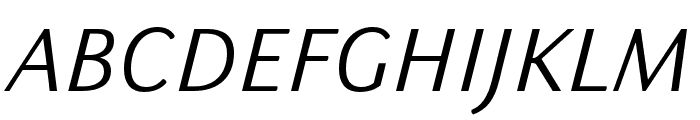 Kigelia Adlam Italic Font UPPERCASE