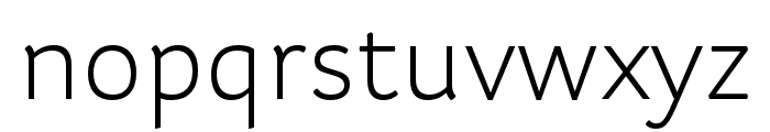 Kigelia Adlam Light Font LOWERCASE