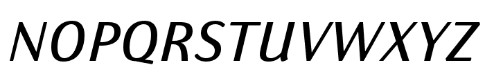Kigelia Adlam Semibold Italic Font UPPERCASE