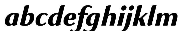 Kigelia LGC Extrabold Italic Font LOWERCASE