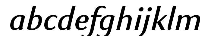 Kigelia LGC Semibold Italic Font LOWERCASE